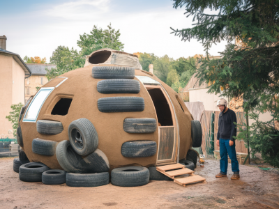 Earthship: construire une maison autonome et écologique en france, coûts